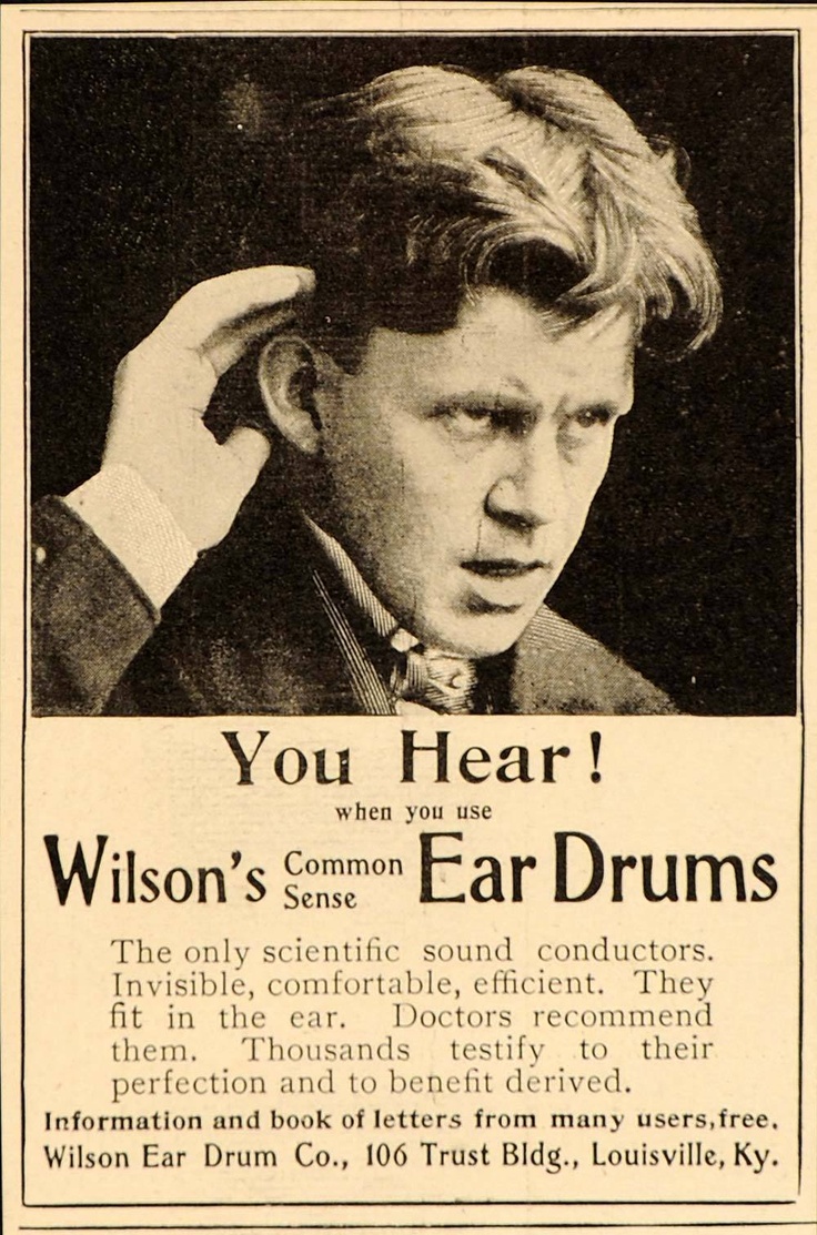 Everyone needs Wilson's Common Sense Ear Drums.